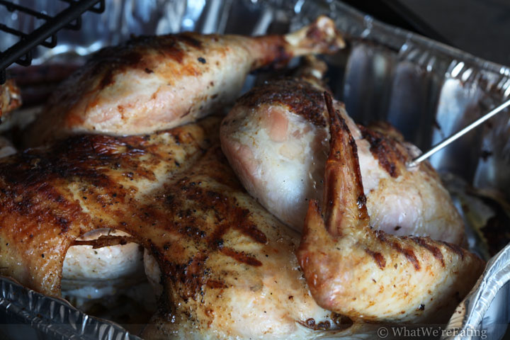 Chipotle Brined Grilled Butterflied Turkey