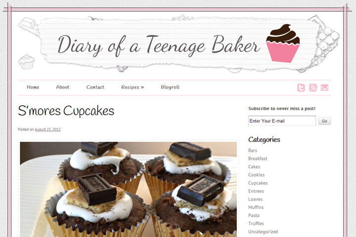 diary of a teenage baker