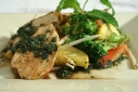 Garam Masala Chicken w/ Green Chutney
