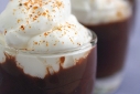Spicy Ganache Shots with Whipped Cream