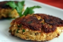 Hey!  Pssst!  Over here!  It's a Crab Cake!