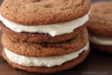 Chewy Ginger Spice Cookie Sandwiches