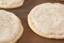 coquito frosted sugar cookies