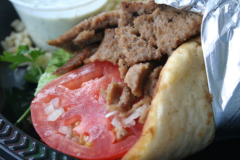 ... sandwich from The Mad Greek.