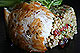 Seared mystery fish and barley salad