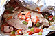 Baked fish, octopus, and shrimp