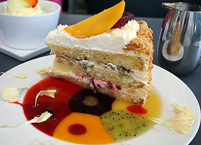 Passion Fruit Ricotta Torte
