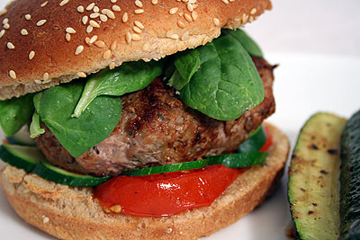 bacon bleu cheese stuffed turkey burger