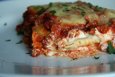 Turkey and Goatcheese Lasagna
