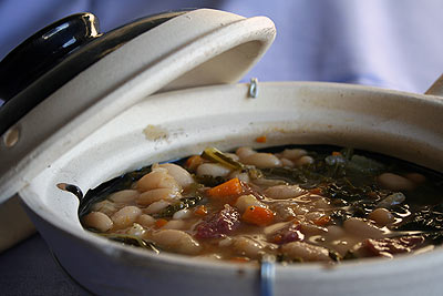Navy Bean and Kale Soup