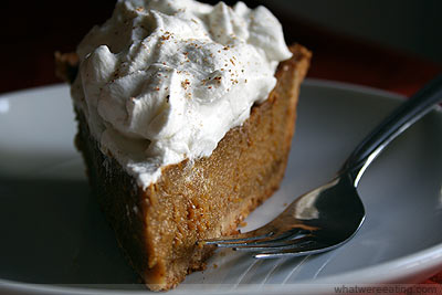 Homemade Pumpkin Pie