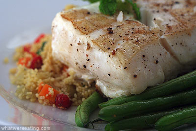 Seared Alaskan Halibut
