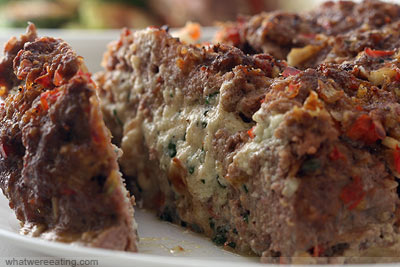 Stuffed meatloaf