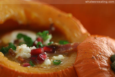 Soup in a pumpkin