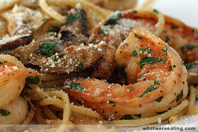 Shrimp pasta