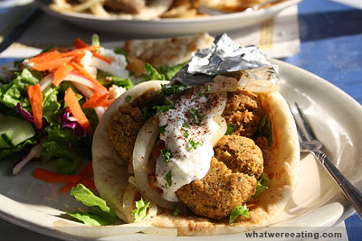 Falafel sandwich