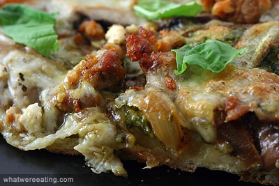 Pizza closeup