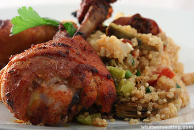 Frenched Chicken and Quinoa Salad