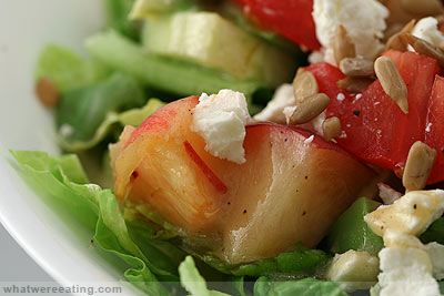 Peach & Goat Cheese Salad