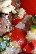 New York Strip Quinoa Salad Food Porn