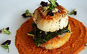 sea scallop and polenta
