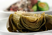 boiled artichoke