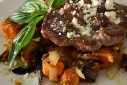Lamb Steak with Rosemary Hashbrown Sweet Potatoes