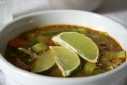 Lime, Chicken, and Vegetable soup