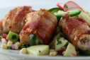 bacon-wrapped turkey breasts with jalapeno