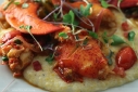 lobster and chevre grits